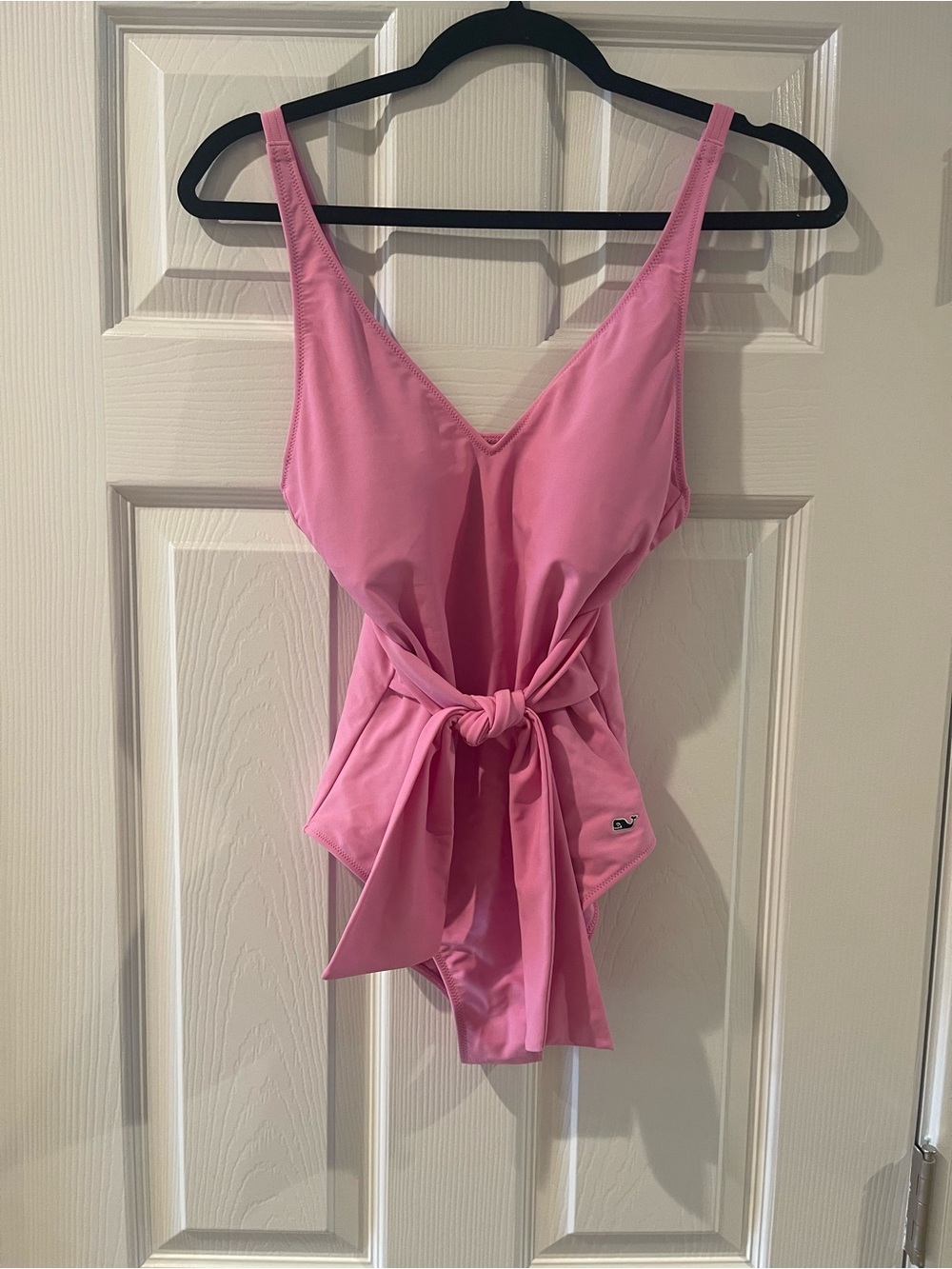 NWOT Vineyard Vines Tie Front One-Piece Swimsuit XS, padded cups, adjustable